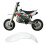 2X Plastic Front Wheel for  Protector for  CRF50 Dirt Pit Bike (Black) 2
