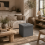 Nasedo Square Velvet Grey Foldable Storage Ottoman with Removable Lid 1