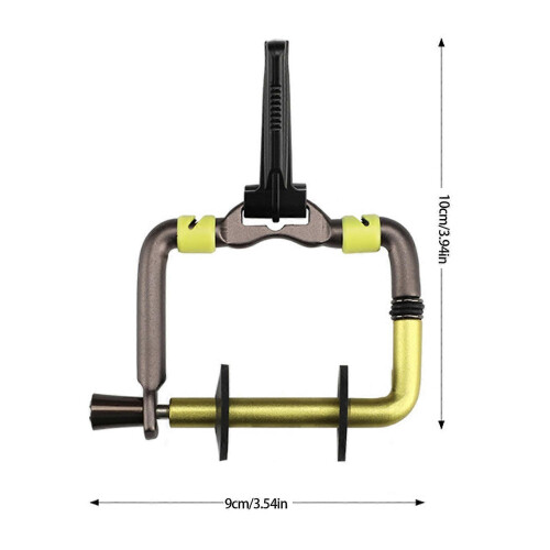 (yellow) Support de ligne de pêche à la mouche légère Portable Quick Change Spool Compact Red 2