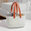 (Pink) Large Capacity Portable Bath Basket with Silicone Handle for Bathroom Storage 2