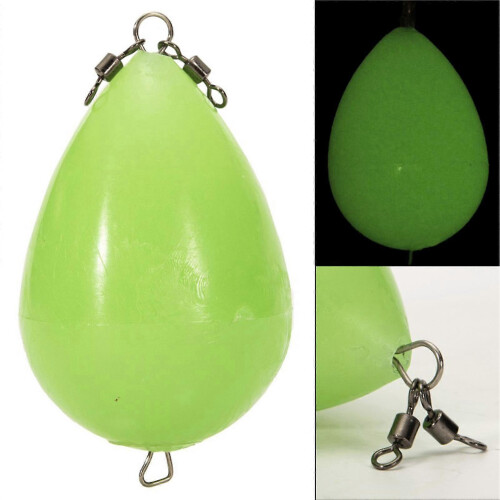(70g) 2026 Portable Night Fishing PP Solid Luminous Booster Egg Float Bobber 2