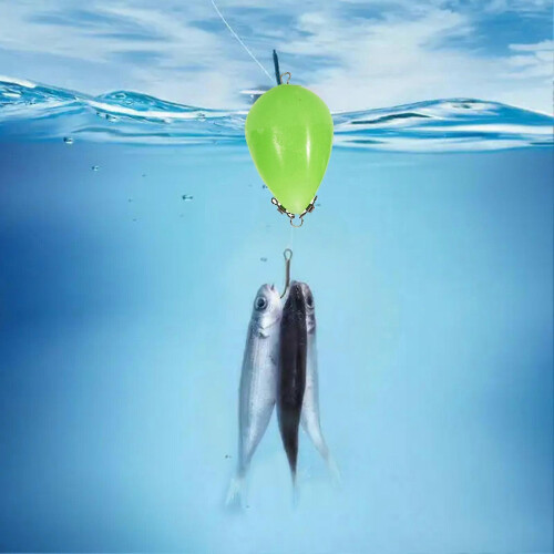 (60 g) 2026 Portable Night Fishing PP Solid Luminous Booster Egg Float Bobber 1