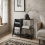 Nobalo Wooden Rustic Brown 3 Tier Stand Side Table 1