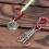 (Red) 4Pcs Edelstahl Einstellbare Feder Deck Anker Pegs für Board Gap Fixing 2