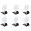 6X Small Miniature Inverted Target Metal Shooting Practice Targets Manual Reset Practice Targets 1