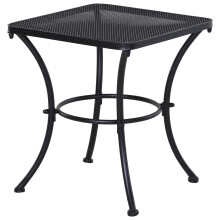 Aritte Metal Black Square Outdoor Bistro Table 45 x 45 x 50cm