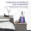 (gray Plug in version) 2024 New Portable USB Rechargeable Radiationless Mosquito Killer Lamp 5