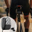 (Small Black) Bike Hard Shell Waterproof Saddle Bag Rear Rack Pouch Tail Bag Set with Reflective Strips 4