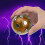 (Yellow) Electric Shock Ball Fun Party Game Toy Gift 3