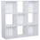Zido Wood White 3 Tier 9 Cube Storage Bookcase 1