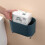 (pink, large) PP Wall-Mounted Tissue Storage Rack Load-Bearing Adhesive Light Blue Small 5