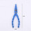 (Silver) Pinces de pêche en alliage d'aluminium Decoupler Line Cutter Latch Fish Controller Outil à double bord 5
