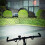 (With USB Taillight) Waterproof USB Rechargeable Front Bike Light 4 Modes Red Warning Taillight 5