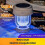 (Black) Iluminación impermeable de mosquito portátil 3