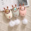 (Pink) Rabbit Hand Warmer Rechargeable Pocket Quick Heating Winter Morandi Green 4