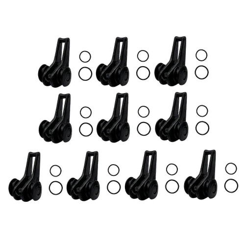 (black) Durable Fishing Hook Organizer for Tackle Box - Keep Your Hooks Secure 1