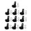(black) Durable Fishing Hook Organizer for Tackle Box - Keep Your Hooks Secure 3