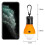 (Black) LED Lantern 4-Pack Schwarz wasserdicht Hell mit Haken für Wanderfischer Parteien 3