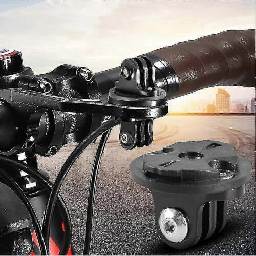 (A1) Bicycle Computer Camera Light Mount Base Bracket Adapter Aluminum Alloy Garmin GoPro 25mm 1
