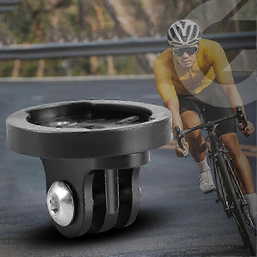 (A1) Bicycle Computer Camera Light Mount Base Bracket Adapter Aluminum Alloy Garmin GoPro 25mm 2