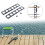 (12 racks) Fishing Rod Rack Horizontal Support 6/12-Rod Wall Ceiling Mount for Garage Storage 2