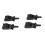 4PCS Windshield Windscreen Washer Nozzle Spray Jet 6E0955985 for - Beetle   MK4  B5 Bora NOT HEATED 2