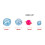 (Sky Blue) 5 Pcs/Set ABS Plastica Pesca Float Balls Water Bubble Floats Tackle Sea Red 2