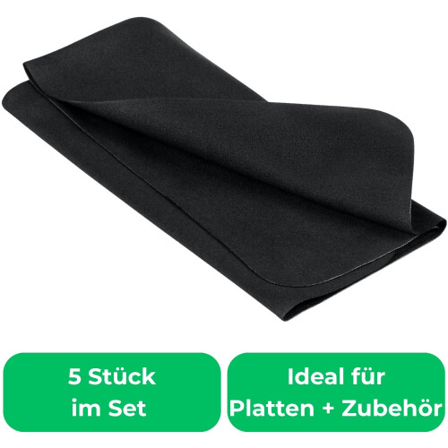 5x Mikrofasertücher für Platten und Phono-Equipment 1