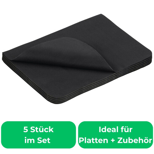 5x Mikrofasertücher für Platten und Phono-Equipment 2