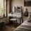 Ravato Grey Dressing Table And Stool Set With 3 Drawers And Open Shelving 1