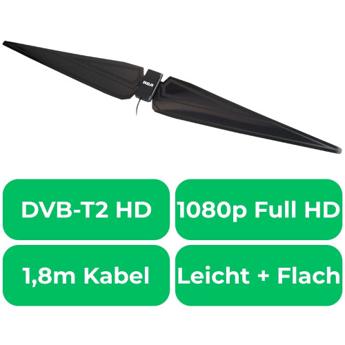 AIR Ultraflache DVB-T2 HD Zimmerantenne 1