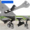 (Type C) Bike Headlamp Bracket Saddle Rear Light Bracket Camera Adapter Kit Easy Install Multicolor 4