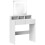 Linora Roso White Dressing Table With LED Mirror And Built In Storage 1