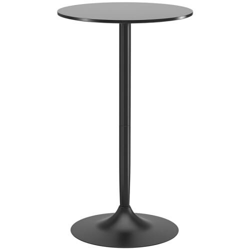 Bar Table Standing Table for 2 People Black