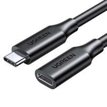 Ugreen kabelverlengadapter USB-C (mannelijk) naar USB-C (vrouwelijk) 100W, 10Gb/s, 1m