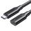 Ugreen kabelforlængeradapter USB-C (han) til USB-C (hun) 100W, 10Gb/s, 1m 1