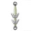 (White) Crochet géant de fixation de grand crochet à lacets Crochet de 15cm de pêche 3