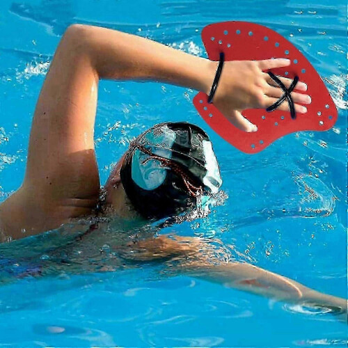 (red, S) Tyr Catalyst 2 Swim Training Hand Paddles for Enhancing Stroke Efficiency 1
