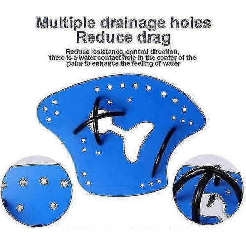 (blue, M) Tyr Catalyst 2 Swim Training Hand Paddles for Enhancing Stroke Efficiency 2