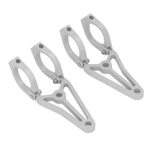 Motorrad Lampen Halter 2 Stück 33-41mm Rohrschelle