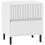 Cove White 2 Drawer Bedside Table 2 Drawers Line Detail 2