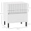 Cove White 2 Drawer Bedside Table 2 Drawers Line Detail 3