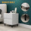 Cove White 2 Drawer Bedside Table 2 Drawers Line Detail 6