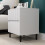 Cove White 2 Drawer Bedside Table 2 Drawers Line Detail 7