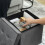 Nasedo Square Velvet Grey Foldable Storage Ottoman with Removable Lid 9