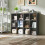 Vasutte Wooden Black 6 Cube Storage Bookcase 9