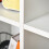 Veniha Nozi Wood White 6 Cube Storage Bookcase 8
