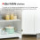 Colalu Wooden Kitchen Cabinet With Solid Natural Top 2 Doors 2 Drawers 6