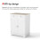 Colalu Wooden Kitchen Cabinet With Solid Natural Top 2 Doors 2 Drawers 7