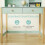 Kids Study Desk with Drawers Shelf and Storage Green 7